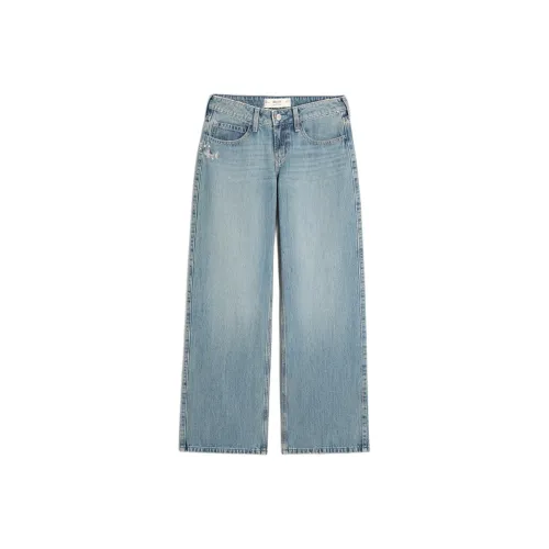 Hollister Blue Women's Jeans Hollister Синий Женские Джинсы