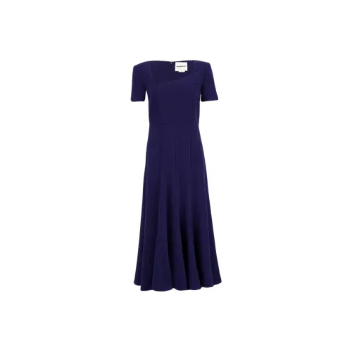 ROLAND MOURET Морской синий Женские Короткие Платья с Короткими Рукавами