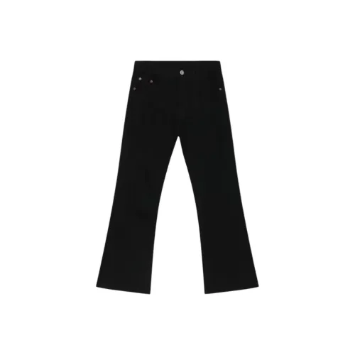 Micby Black Unisex Casual Pants Micby Черные Унисекс Повседневные Штаны