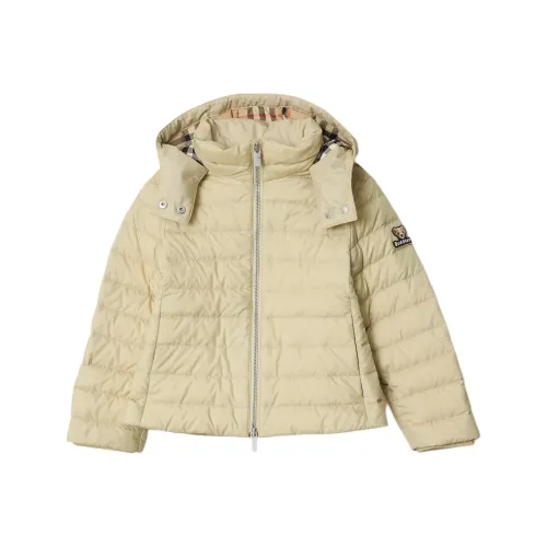 Burberry Бежевый KIDS Пуховики