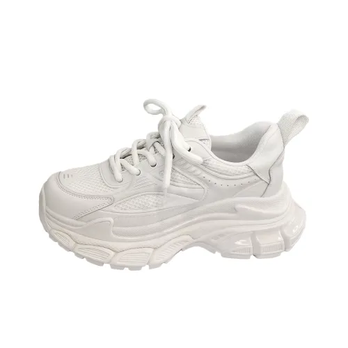 DINGGU Coating Support Low Top Crepe Sneakers Women Ecru DINGGU Покрытие Поддержка Низкий Топ Кремовый Кроссовки Женские Экрю