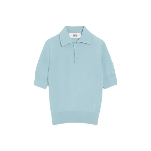 AMIPARIS Небесно-голубой Женский Поло