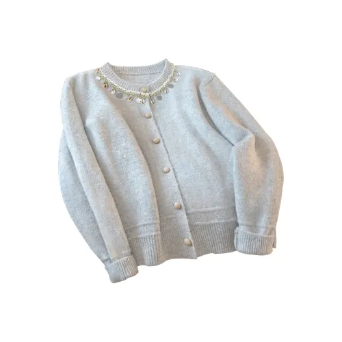 Cypress House Серый Белый Женские Свитера