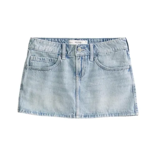 Hollister Джинсовые короткие юбки Женские