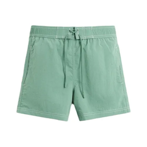 ZARA Зеленые Мужские Плавательные Шорты