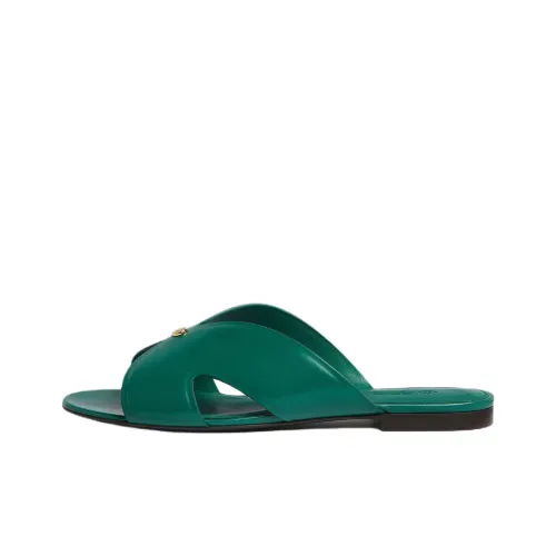 Loro Piana Слипоны Зеленые Женские