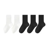 5 пар (Черный + Черный + Черный + Белый + Белый)