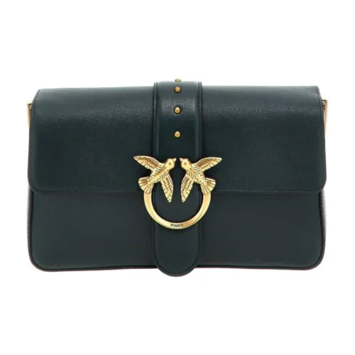 PINKO Телячья кожа Сумка через плечо Сумка на плечо Женская Зеленая