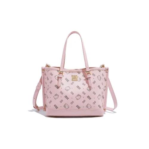 Sanrio Hello Kitty PU (полиуретан) Сумка Женская Розовая Коричневая Молочно-чайная