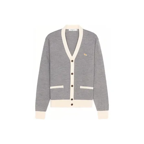 Maison Kitsune Серый Унисекс Свитеры