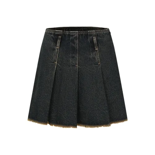 URBAN REVIVO Джинсовые короткие юбки Женские