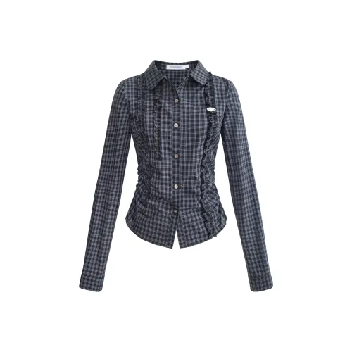 UNIFREE Темно-синие женские рубашки