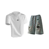 Комплект одежды (Белый топ + Желтый грязный низ)