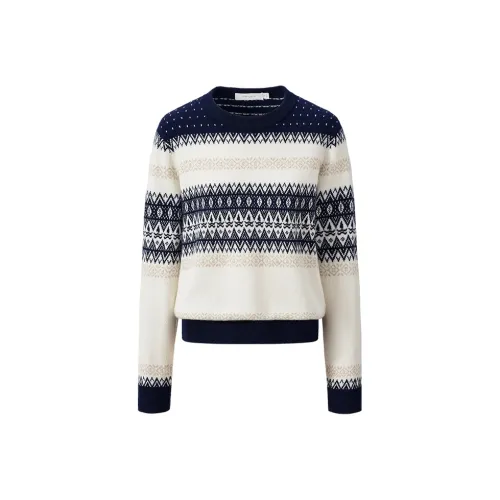 NAVIGARE Технический Белый/Синий Женские Свитера