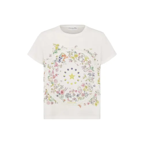 DIOR Белые Женские T-рубашки