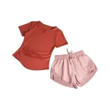 Комплект одежды (Красный топ + Розовый низ)