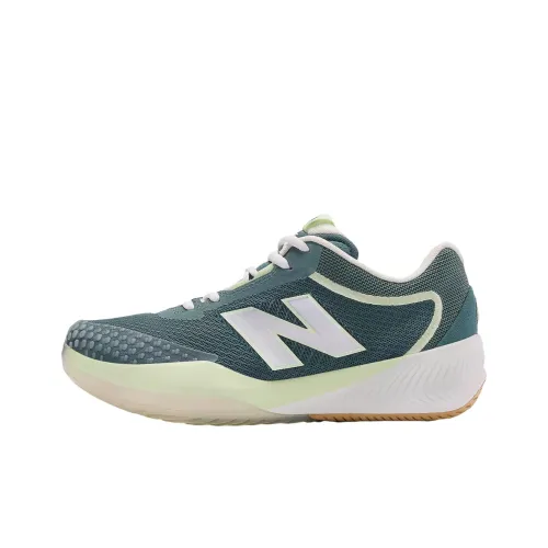 New Balance NB FuelCell 996v6 Дышащий Поддержка Низкий Верх Кроссовки для тенниса Женские Белый Зеленый
