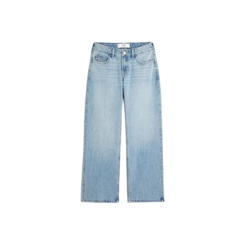 Hollister Blue Women's Jeans Hollister Синий Женские Джинсы