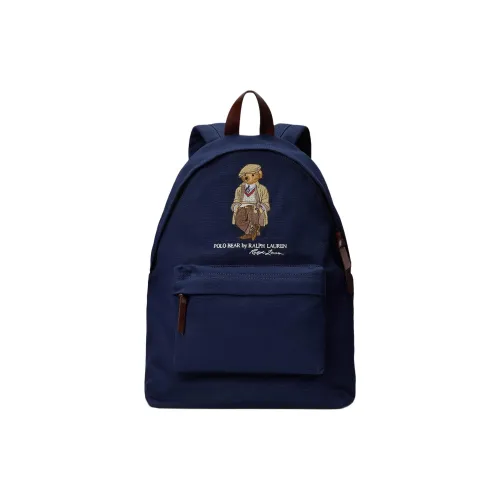 Ralph Lauren Cotton Backpack Men's Newport Navy Blue Ральф Лорен Хлопковый Рюкзак Мужской Newport Морской Синий