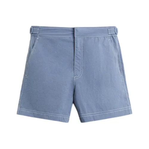 ZARA Мужские синие плавательные шорты