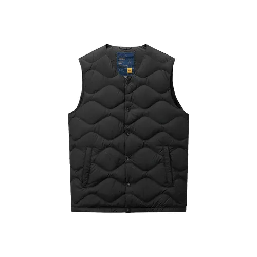 HLA Черный 01 Мужской пуховый жилет