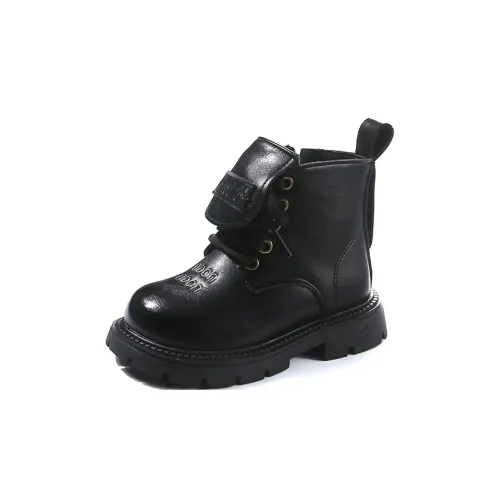 TONYBEAR Высокие топы детские кожаные сапоги для детей 3-7 лет