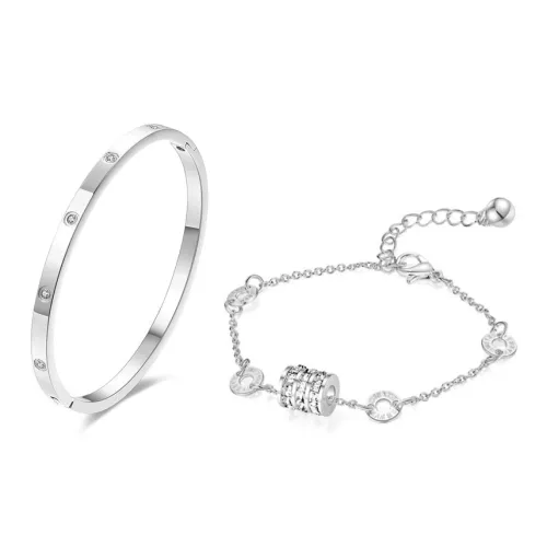 Inkopper Браслеты из титанового стального сплава для женщин