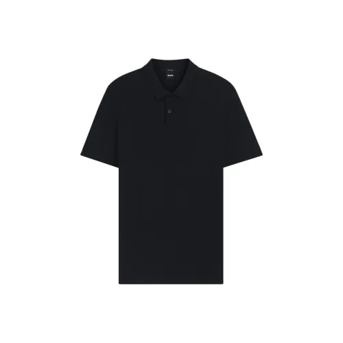 Hugo Boss Темно-синие Мужские Поло