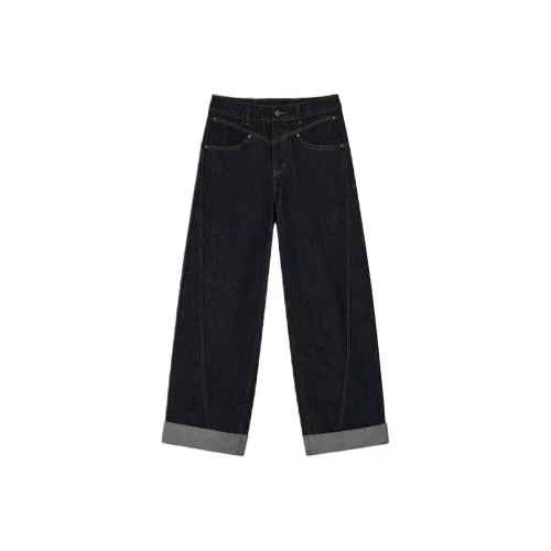 VIA PITTI Blue Women's Jeans VIA PITTI Синий Женские Джинсы