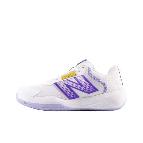New Balance NB 696 V6 Дышащая Поддержка Низкий Верх Кроссовки для Тенниса Женские Белые