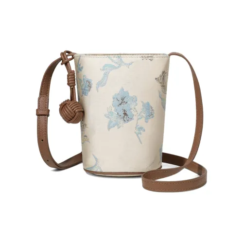 MILLIE'S Чехол для телефона из ткани сумка-ведро сумка через плечо стандартная женская белый магнолия