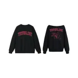 Мужской Черный Круглый вырез / Женский Черный Асимметричный вырез