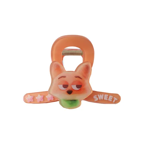 Disney Zootopia Series Акриловые заколки для волос Женские