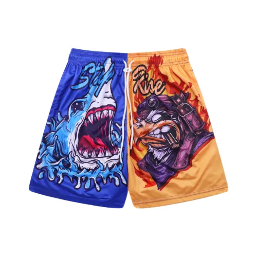 XDFM 8014 Оранжевый Синий Женские баскетбольные шорты