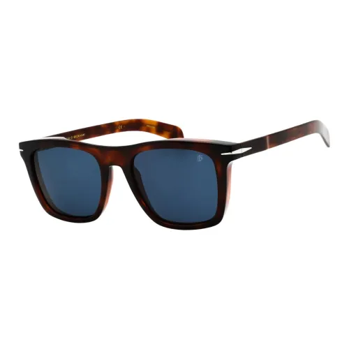 DAVID BECKHAM Пластик Квадратные Солнцезащитные очки Мужские Коричневые