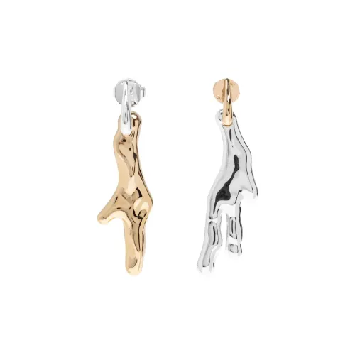 TORY BURCH Серьги из покрытого 18К золотом латуни женские многоцветные