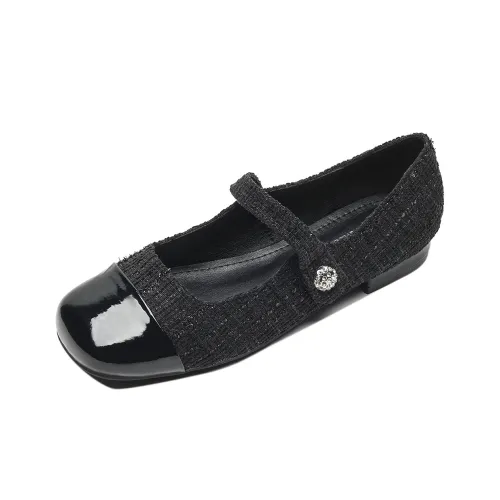 TAFN Квадратный каблук Мэри Джейн Женские туфли