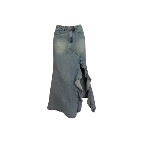 ARIADNAW STUDIO Denim Long Skirt Women's