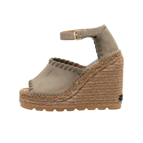 Stella McCartney Gaia One Ремень Сандалии 10 см Женские Армейский зеленый