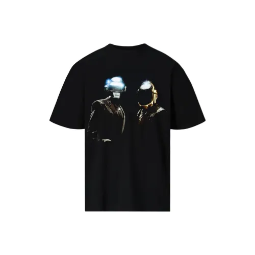 PLEASURES x DAFT PUNK Daft Punk Collaboration SS25 T-Shirt Унисекс