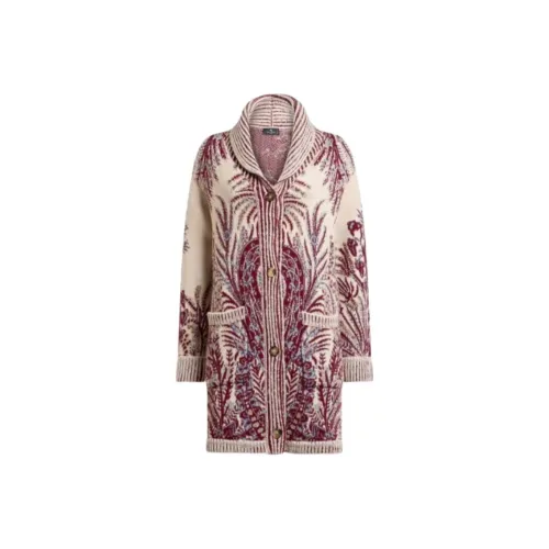 ETRO Фиолетовое Женское Пальто