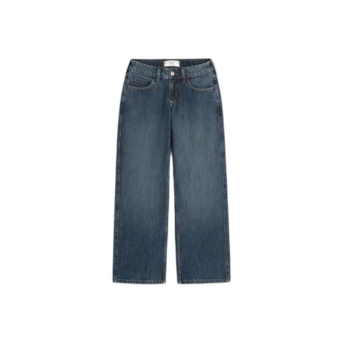 Hollister Blue Women's Jeans Hollister Синий Женские Джинсы