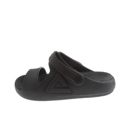 PEAK Quiet Quick-Dry Slide Унисекс Все Черный