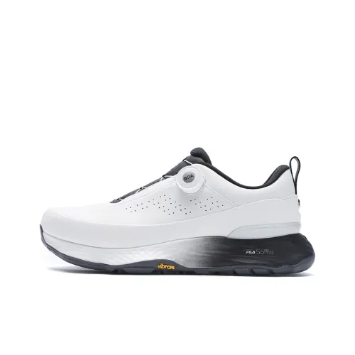 FILA BOA Устойчивая к истиранию Низкая Обувь для гольфа Мужская Черно-белая