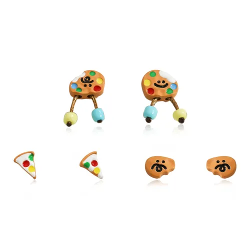 DVNRR Сплав Серьги-гвоздики Женские