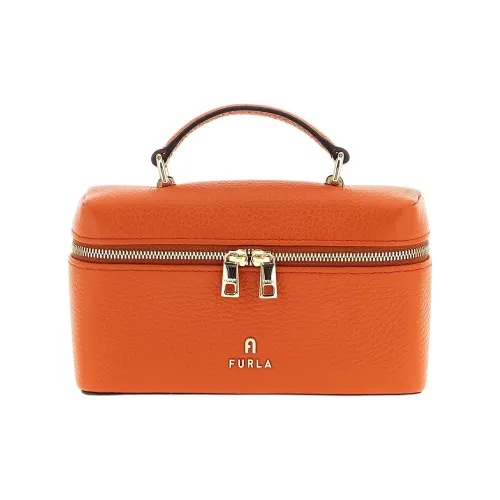 Furla Кожа Сумка Маленькая Женская Оранжевая