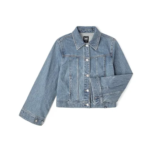 Lee совместный бренд модель Medium Light Blue Women's Denim Jackets