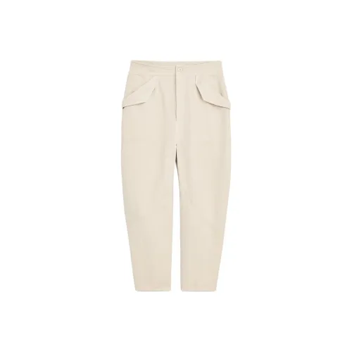 ZARA Морозный Белый Женские Повседневные Штаны