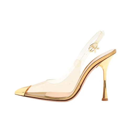 GIANVITO ROSSI Высокие каблуки Золото Женские