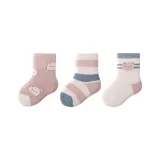 [Terry Thickened] 3 Pack (Розовый Медведь)